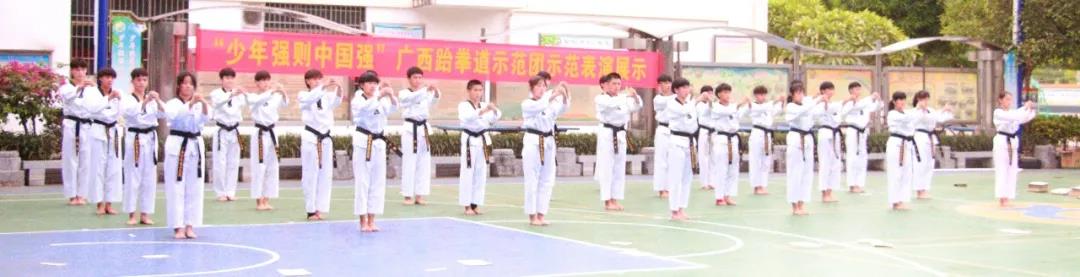 少年强则中国强|2020年广西跆拳道协会公益进校园推广活动第一站圆满完成(图9) 少年强则中国强|2020年广西跆拳道协会公益进校园推广活动第一站圆满完成(图9)